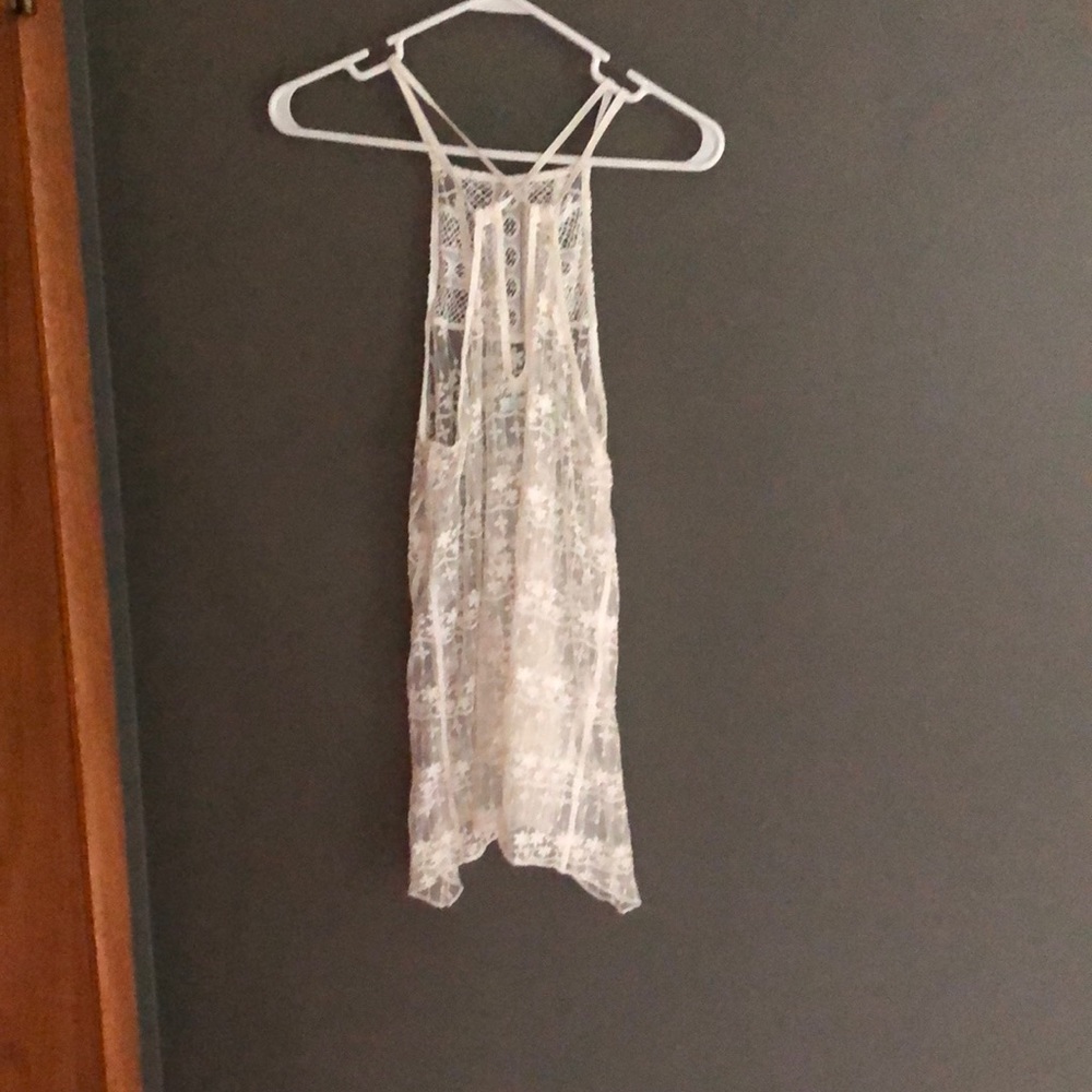 Maurices lace overshirt Sz M